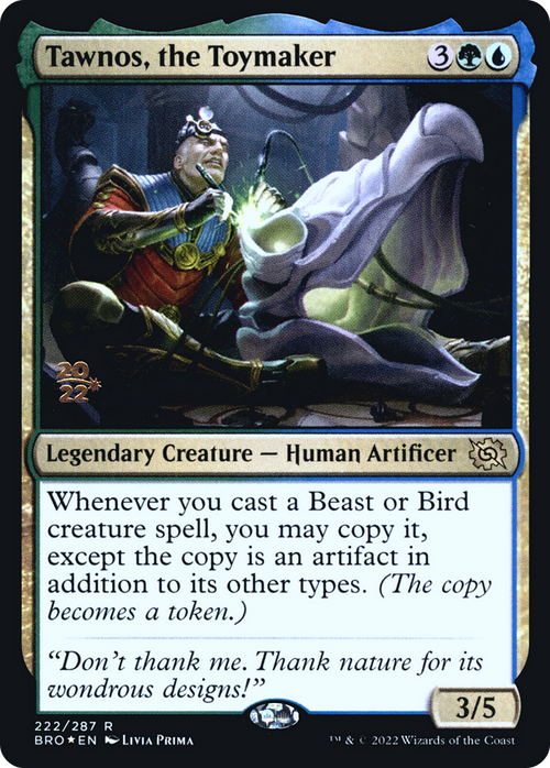 Tawnos, the Toymaker (PRE-222) - The Brothers' War Promos Foil