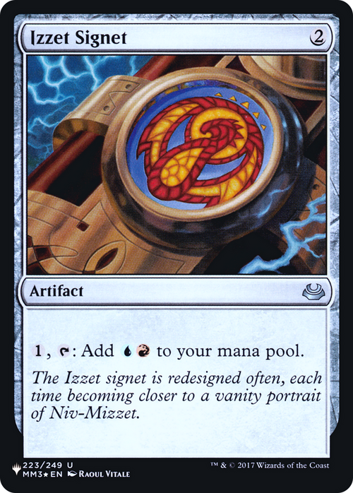 Izzet Signet (LIST-223) - The List Foil
