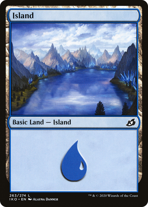 Island (263) (IKO-263) - Ikoria: Lair of Behemoths Foil
