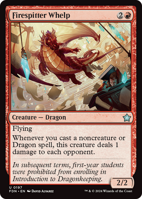 Firespitter Whelp (0197) (FDN-197) - Foundations Foil