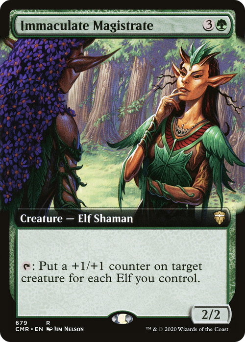 Immaculate Magistrate (Extended Art) (CMR-679) - Commander Legends: (Extended Art) Foil