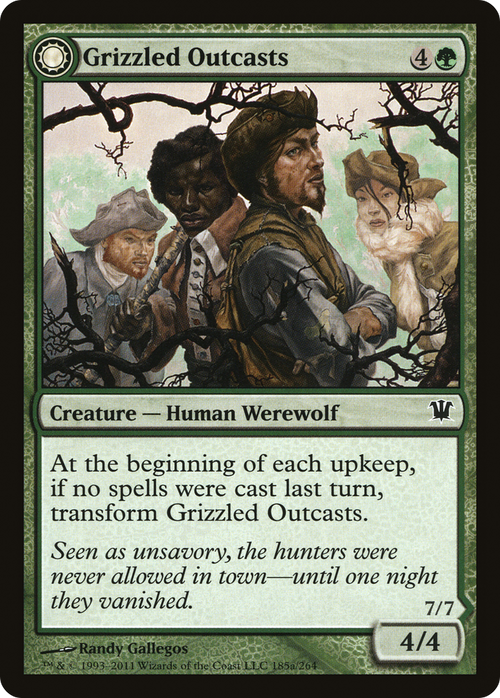 Grizzled Outcasts (ISD-185) - Innistrad: (Double Faced Transform)