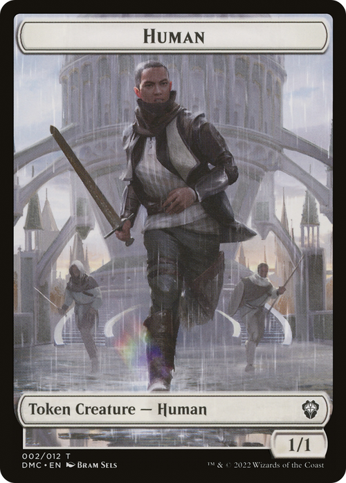 Human (TDMC-002) - Dominaria United Commander Tokens Foil