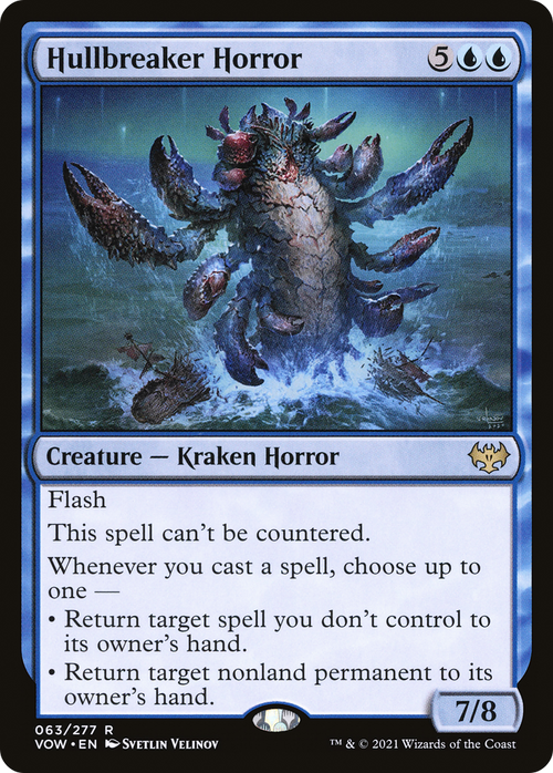 Hullbreaker Horror (VOW-063) - Innistrad: Crimson Vow Foil