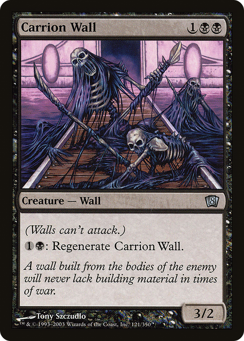 Carrion Wall (8ED-121) - 8th Edition Foil