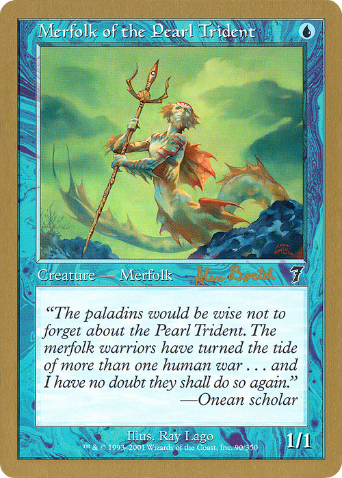 Merfolk of the Pearl Trident - 2001 Alex Borteh (7ED) (WCD-) - World Championship Decks 2001