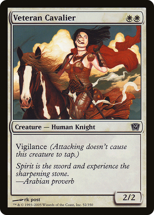 Veteran Cavalier (9ED-052) - 9th Edition