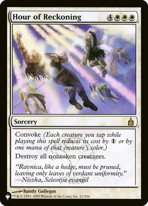 Hour of Reckoning (LIST-21/306) - The List