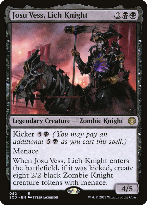 Josu Vess, Lich Knight (SCD-082) - Starter Commander Decks