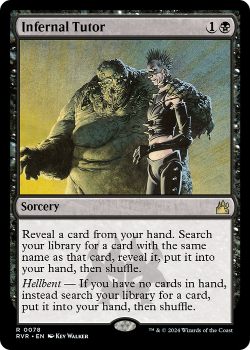 Infernal Tutor (RVR-078) - Ravnica Remastered Foil