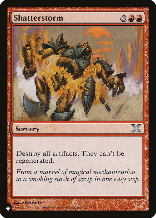Shatterstorm (LIST-229/383) - The List