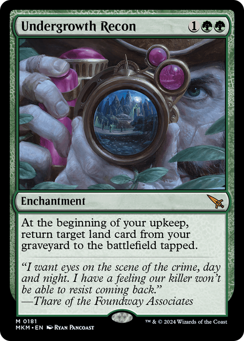Undergrowth Recon (MKM-181) - Murders at Karlov Manor Foil