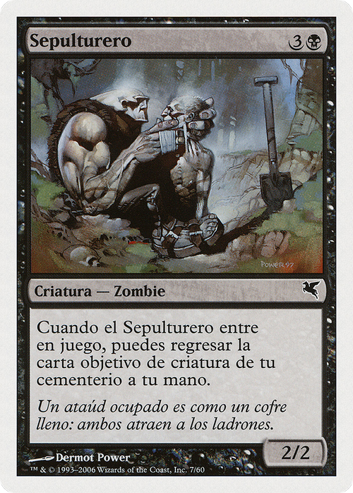 Gravedigger (French) - "Fossoyeur" (PSAL-0F7) - Salvat 2005