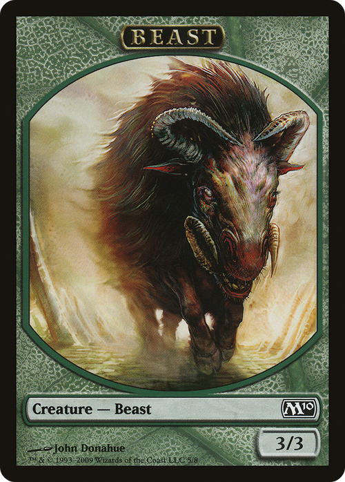 Beast Token (M10-005) - Magic 2010 Tokens