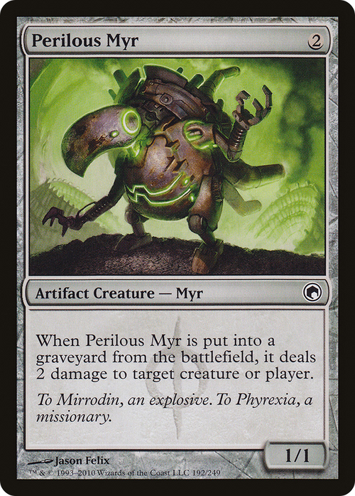 Perilous Myr (SOM-192) - Scars of Mirrodin Foil