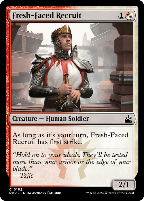 Fresh-Faced Recruit (RVR-182) - Ravnica Remastered Foil