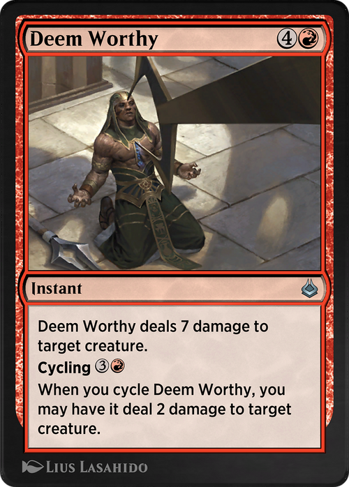 Deem Worthy (AKR-150) - Amonkhet Remastered