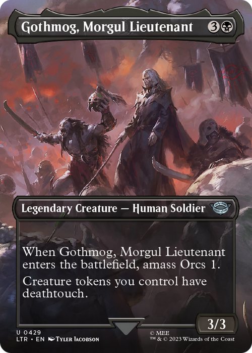 Gothmog, Morgul Lieutenant (Borderless) (LTR-429) - The Lord of the Rings: Tales of Middle-earth