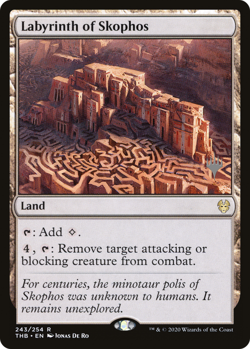 Labyrinth of Skophos (PPTHB-243P) - Theros Beyond Death Promos Foil