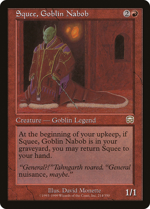 Squee, Goblin Nabob (MMQ-214) - Mercadian Masques