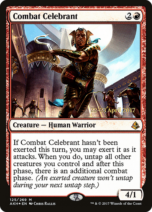 Combat Celebrant (PRE-125S) - Amonkhet Promos Foil