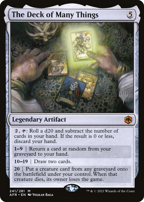The Deck of Many Things (PPAFR-241P) - Adventures in the Forgotten Realms Promos Foil