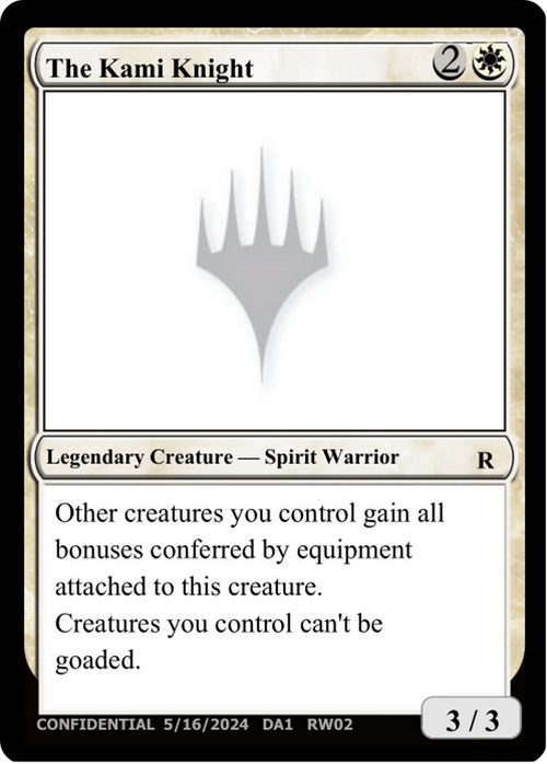 The Kami Knight (UNK-RW02C) - Unknown Event