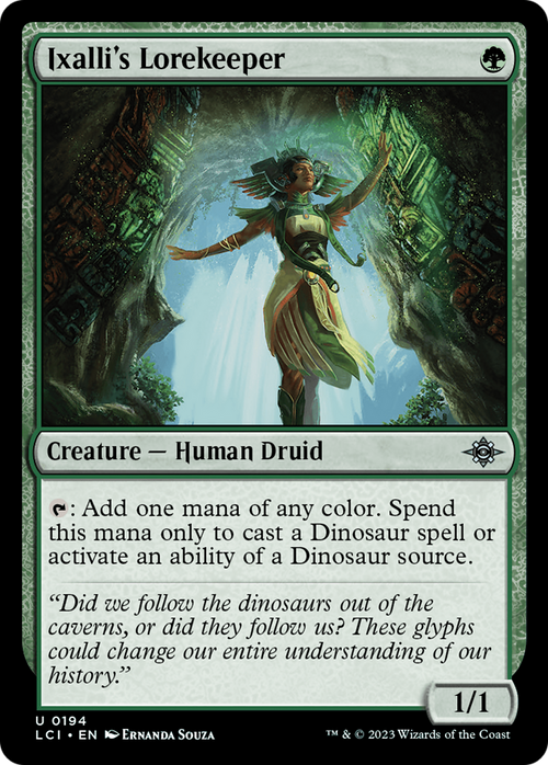 Ixalli's Lorekeeper (LCI-194) - The Lost Caverns of Ixalan Foil