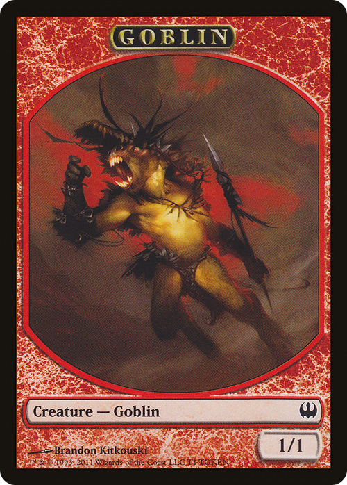 Goblin Token (DDG-001) - Duel Decks: Knights vs. Dragons Tokens