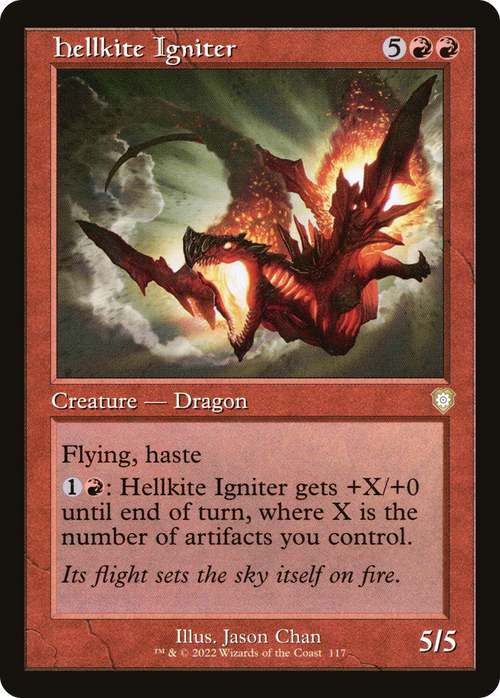 Hellkite Igniter (Retro Frame) (BRC-117) - The Brothers' War Commander