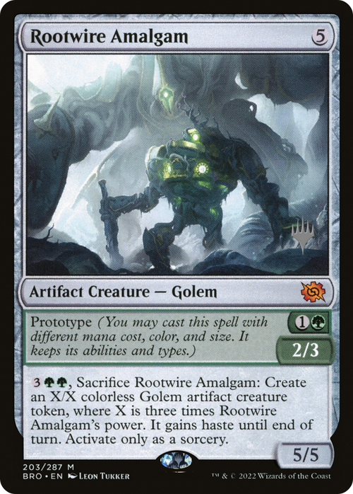 Rootwire Amalgam (PPBRO-203) - The Brothers' War Promos