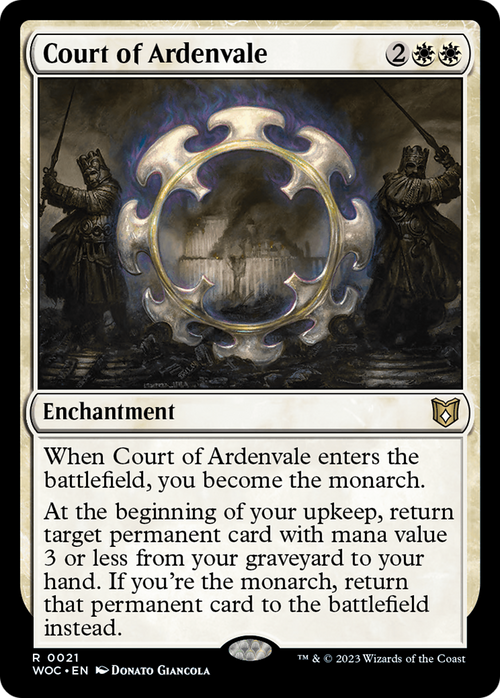Court of Ardenvale (WOC-021) - Wilds of Eldraine Commander