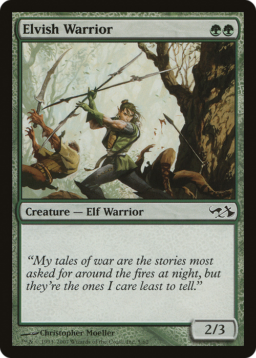 Elvish Warrior (EVG-005) - Duel Decks: Elves vs. Goblins
