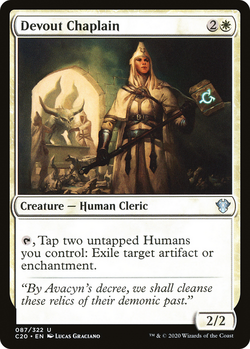 Devout Chaplain (C20-087) - Commander 2020