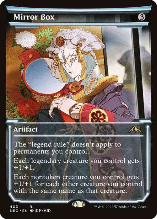 Mirror Box (Showcase) (NEO-403) - Kamigawa: Neon Dynasty: (Showcase) Foil
