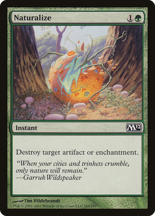 Naturalize (M12-185) - Magic 2012 Foil