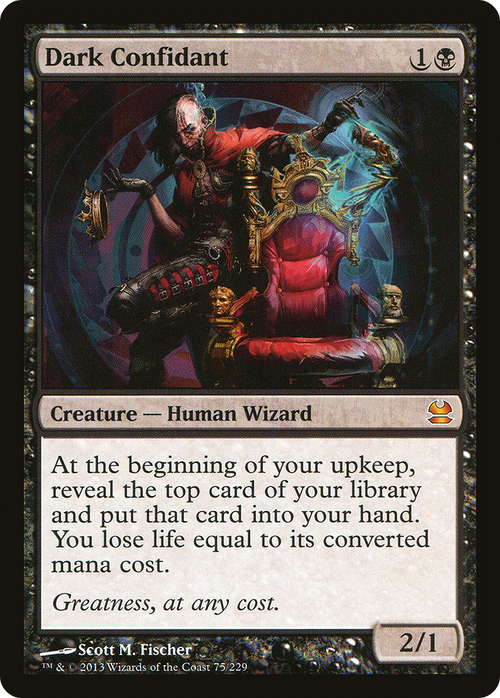Dark Confidant (MMA-075) - Modern Masters Foil