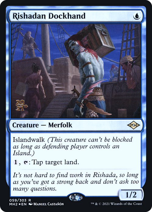 Rishadan Dockhand (PRE-59S) - Modern Horizons 2 Promos Foil