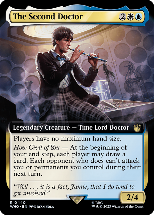The Second Doctor (Extended Art) (WHO-440) - Doctor Who: (Extended Art)