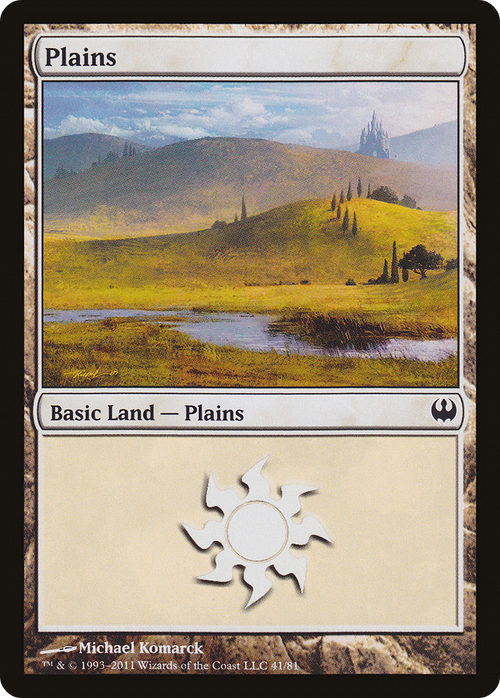 Plains (41) (DDG-041) - Duel Decks: Knights vs. Dragons