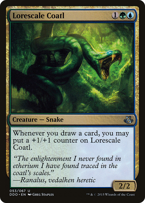 Lorescale Coatl (DDO-053) - Duel Decks: Elspeth vs. Kiora
