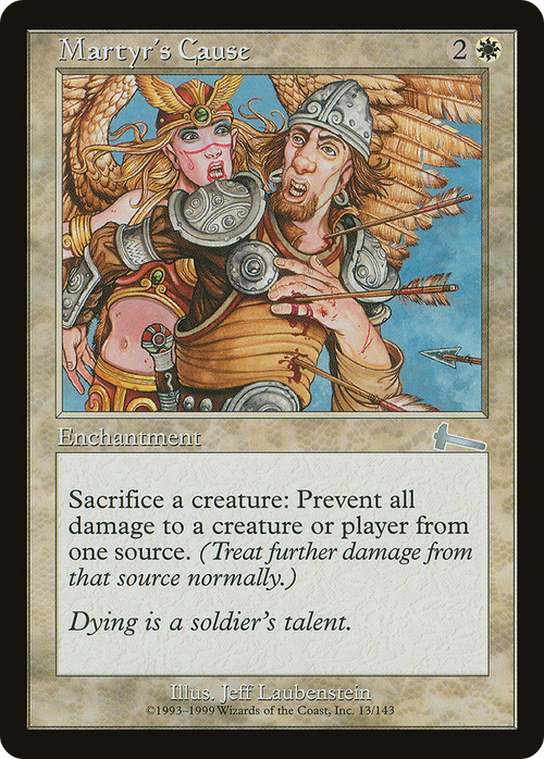 Martyr's Cause (ULG-013) - Urza's Legacy Foil