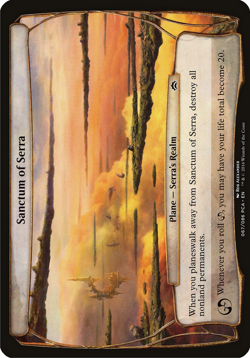 Sanctum of Serra (Planechase Anthology) (OVER-067) - Planechase Anthology Planes