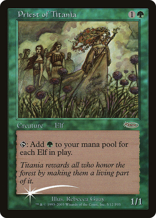 Priest of Titania (FNM-) - Friday Night Magic 2003 Foil