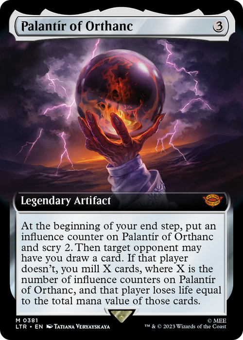 Palantir of Orthanc (Extended Art) (LTR-381) - The Lord of the Rings: Tales of Middle-earth: (Extended Art)