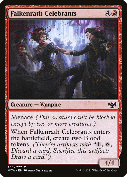 Falkenrath Celebrants (VOW-156) - Innistrad: Crimson Vow