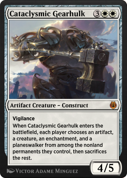 Cataclysmic Gearhulk (KLR-012) - Kaladesh Remastered