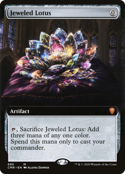 Jeweled Lotus (Extended Art) (CMR-695) - Commander Legends: (Extended Art) Foil