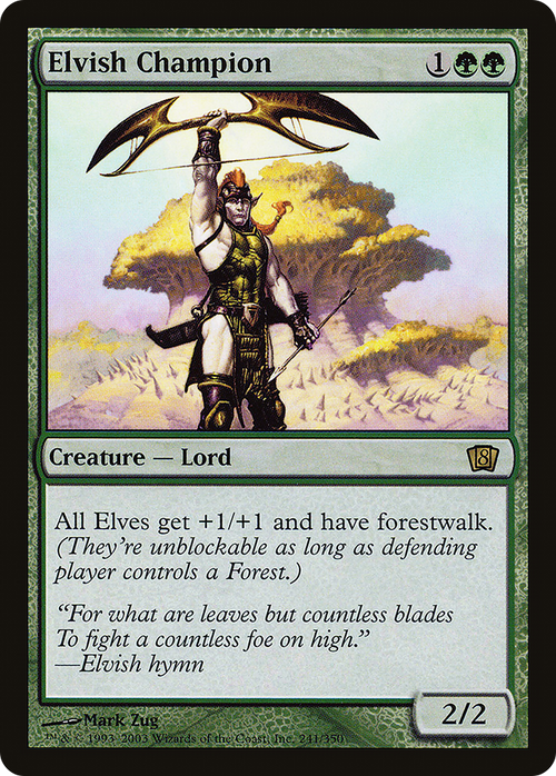 Elvish Champion (8ED-241) - 8th Edition Foil