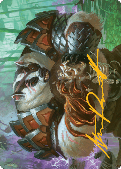 Hugs, Grisly Guardian // Hugs, Grisly Guardian (ABLB-027) - Bloomburrow Art Series (Borderless) Foil